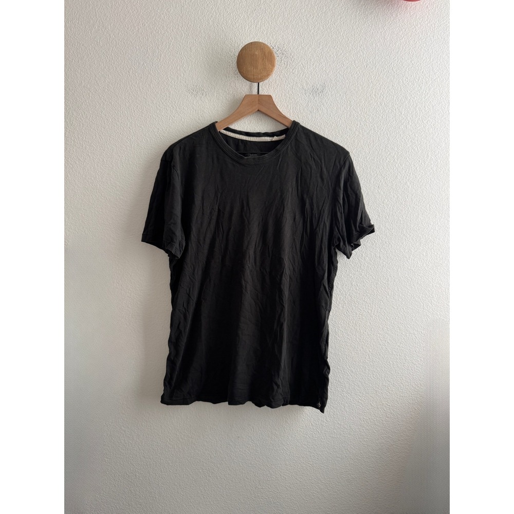 Rag & Bone Mens Standard Issue Crewneck Tshirt Black Size Medium